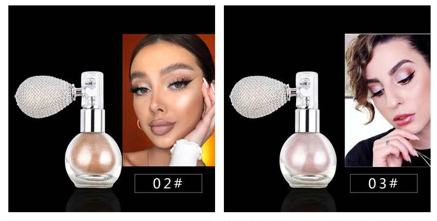 Spray Brightening Glitter Powder Body Powder Highlighter Spray Brightening Glitter Powder Body Powder Highlighter
